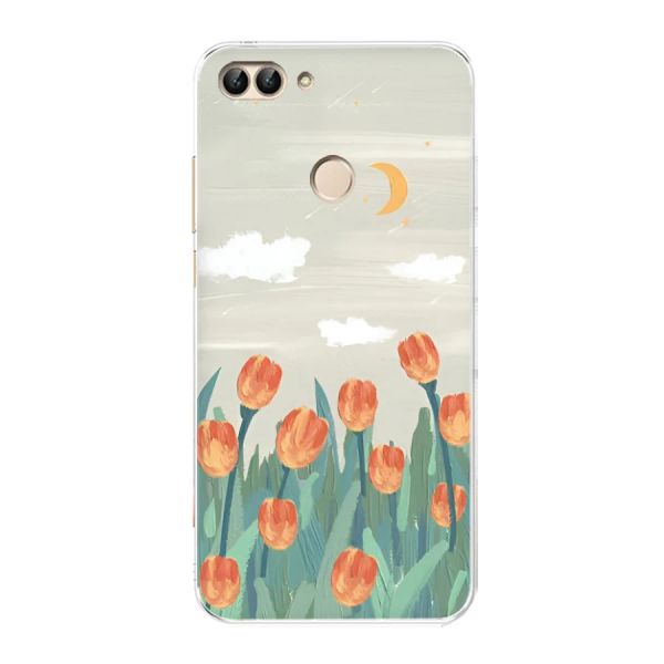 Caso de capa de silicone para Huawei P SMART 2018 2019 P8 LITE 2015 Y7A CASOS COQUI PARA CABELA DE PARTIMAGELA VOSTA TPU SOFT PROTENCE