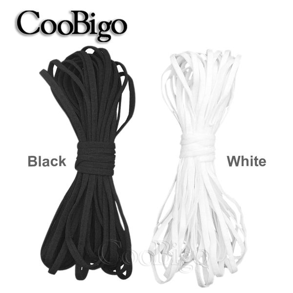 Maschere da bocca 5 mm 5 mm maschere elastiche maschere maschere corda elastico corda auricolare a orecchie piatto elastico abbigliamento fai da te accessori artigianali