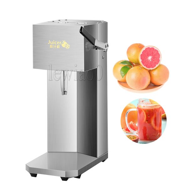 Máquina de extrator de suco de laranja elétrica comercial 10W Liquidificador de suco fresco Multifuncional Maker de suco de laranja de aço inoxidável