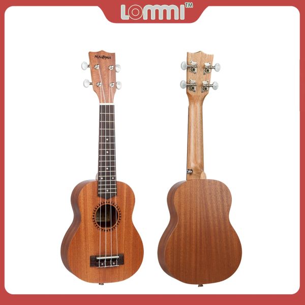 Кабели Lommi Soprano ukulele sapele ukulele 21 '' ukulele 4 струнная гитара гавайская гитара начинающая гитара гитара мини -укулеле