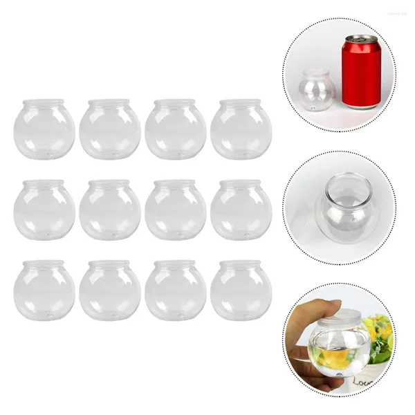 Coppe usa e getta cannucce 12 set pianeta tazza di mousse contenitori dessert mini misurazione gelatina chiara piccola ciotola plastica