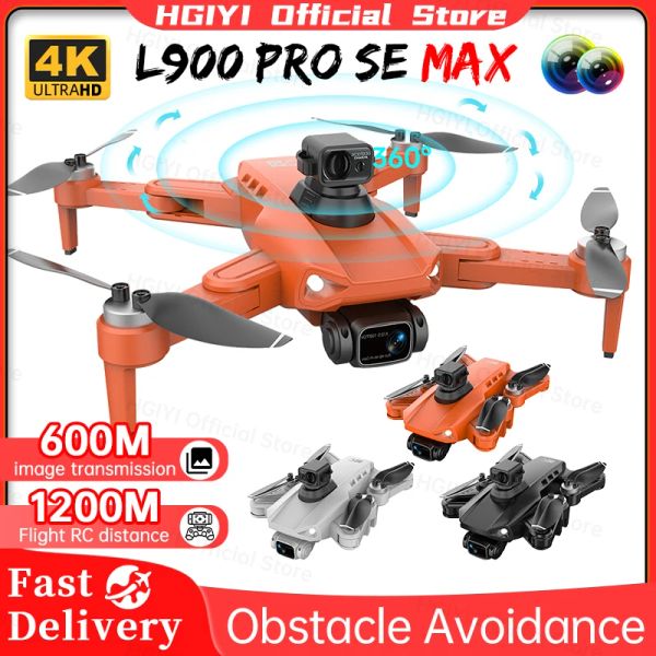 Drohnen Hgiyi L900 Pro se Max Drohne 4K Profisional 5G WiFi GPS Dual HD -Kamera Drohne mit 360 ° -Hindernismeidung RC Quadcopter gegen KF102