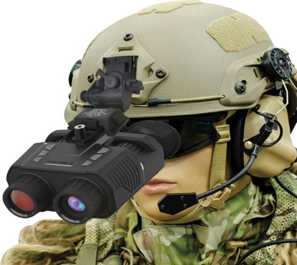 Bekintek 3D Capacete Night Vision Binóculos Cabeça Montável IR Telescópio infravermelho Goggles Longa Distância Observe na escuridão Optics 43937956