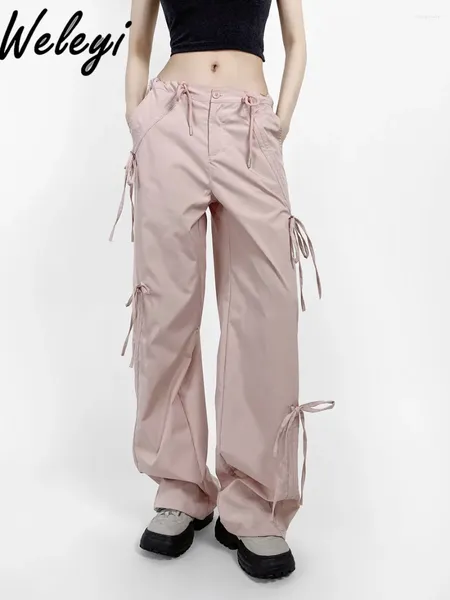 Pantaloni da donna American Sweet Workwear 2024 Fashion Streetwear Girl Spicy GOG COW TAC