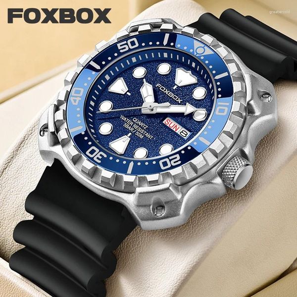 Нарученные часы Lige Lige Luxury Casual Sport Quartz Watch для мужчин военнослужащий Человек для моды наблюдает за 50 м водонепроницаемыми светящимися часами Auto Date Reloj
