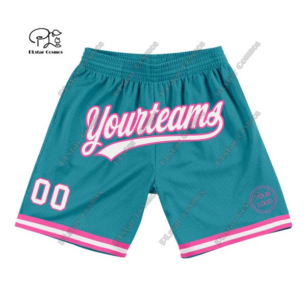 PLSTAR COSMOS 3D Impressão 2023 Novo nome personalizado logotipo digital verão shorts masculinos autênticos shorts de basquete