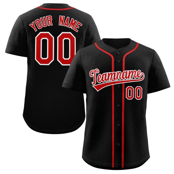 Camicie hip hop di maglia da baseball personalizzate Nome/Numeri Stampato Team Nome/Unili Sports da donna Sports Party/Game