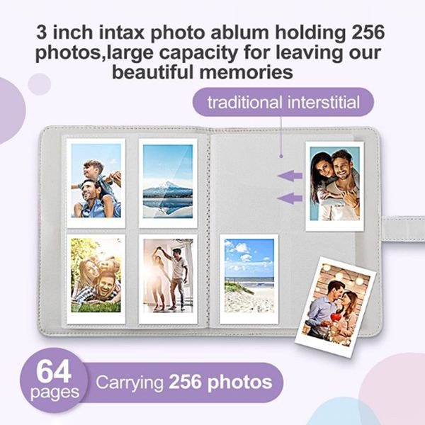 Álbum de fotos Mini Instant Picture Case Storage Photocard Solder para Polaroid Instax mini 11 9 8