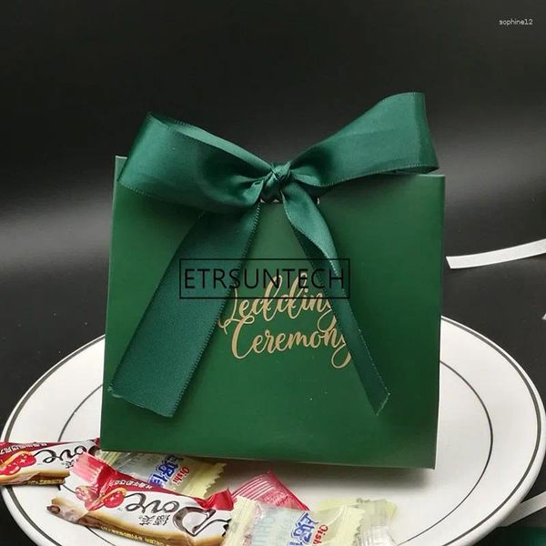 Embrulhar presente na caixa de doces europeia frustrando papel fita chocolate bolsa de embalagem de embalagem de casamento festas de aniversário e 500pcs