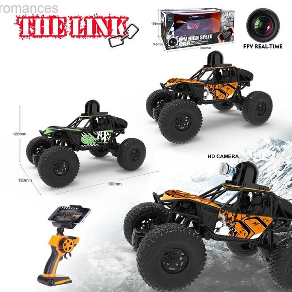 Telecamera wireless per auto elettriche/RC RC Auto RC 1/22 Off-Road Vehicle Modello di arrampicata elettrica Electric Remote Control Kids Toys Boys Regali del link 240411