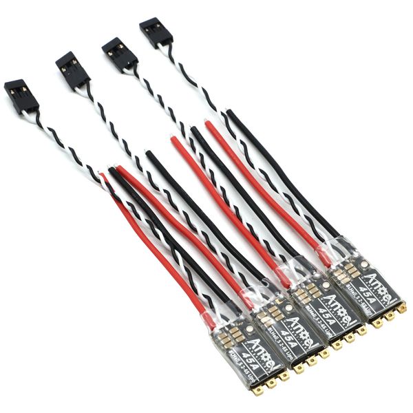 1 /2 / 4pcs RC 35A 45A Blheli_s ESC-Unterstützung 2-6S Netzteil DSHOT150 / 300 /600 OneShot125 für RC FPV Quadcopter Flugzeugdrohne