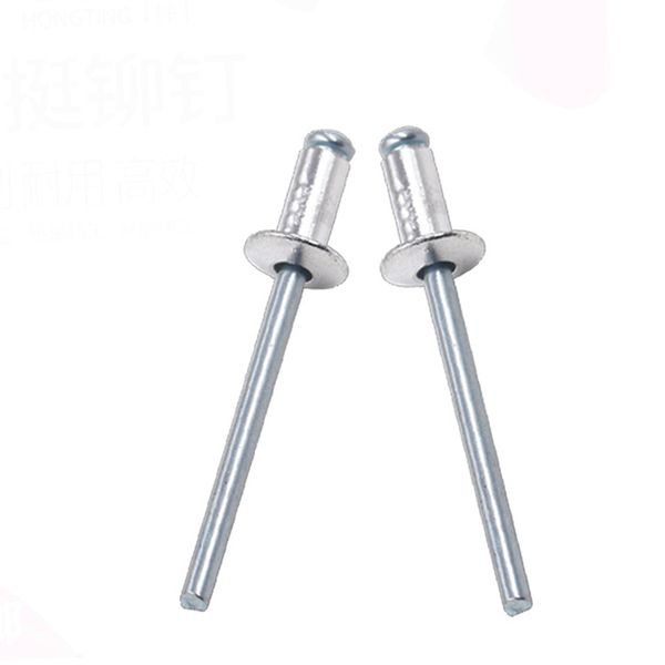 Высококачественный M4 100pcs/лот Countersunck Head Head Aluminum Brivet Gun Core тянет заклепки для перерыва гвоздь с полированным