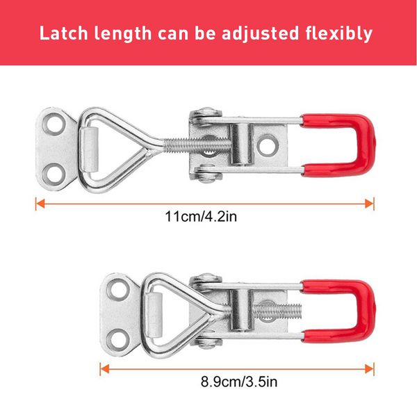 1-5pcs Clamp Latch 330 lbs Pull Latch einstellbare Schnellrelease Ziehung Latch für Türkasten Speicher Hülle Latch Hook Toggle Clamp Clamp