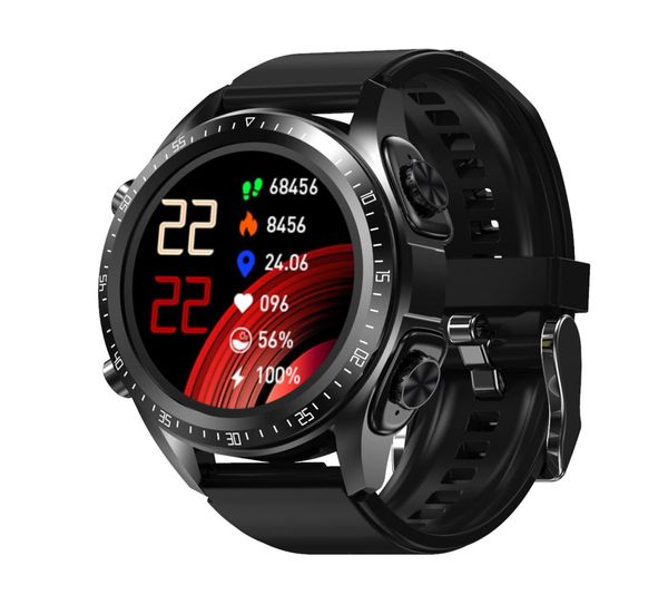 IOS Android TWS Earbuts Smartwatch 2 in 1 Smart Watch con auricolare Bluetooth auricolare a pressione del sangue Frequenza cardiaca Touch impermeabile S2397284