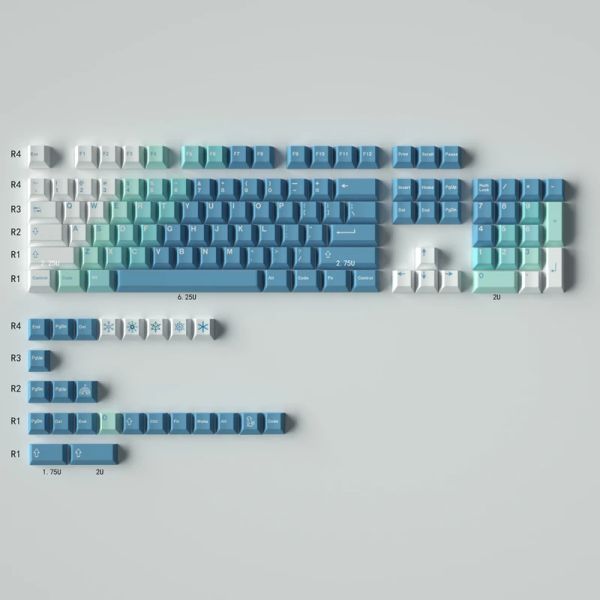 Acessórios GMK Yeti Keycap Cereja Perfil PBT Material 23/129 Chave