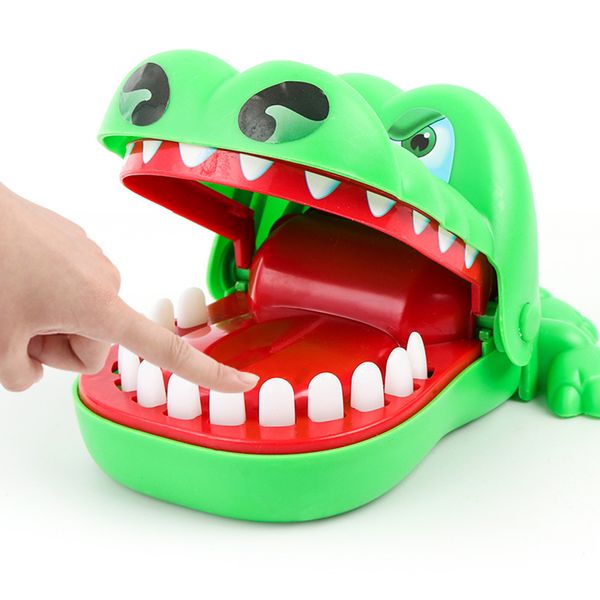 Bite Hand Toy Children Puzzle Interessante giocattoli per animali Pranning divertente Bulldog Crocodile Shark Bouth Dentist Finger Family Gags Gags Gags