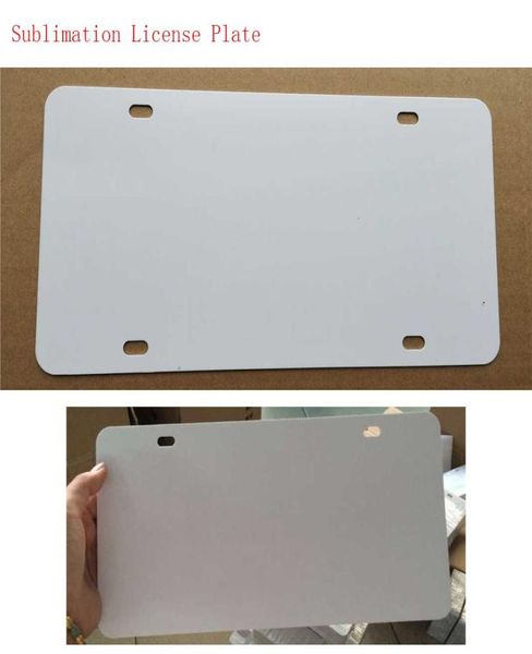 Big Promotion Sublimation Blank Metal License Plate Materials Transfer Transfer Transing Custom Consumables 295145CM4088410