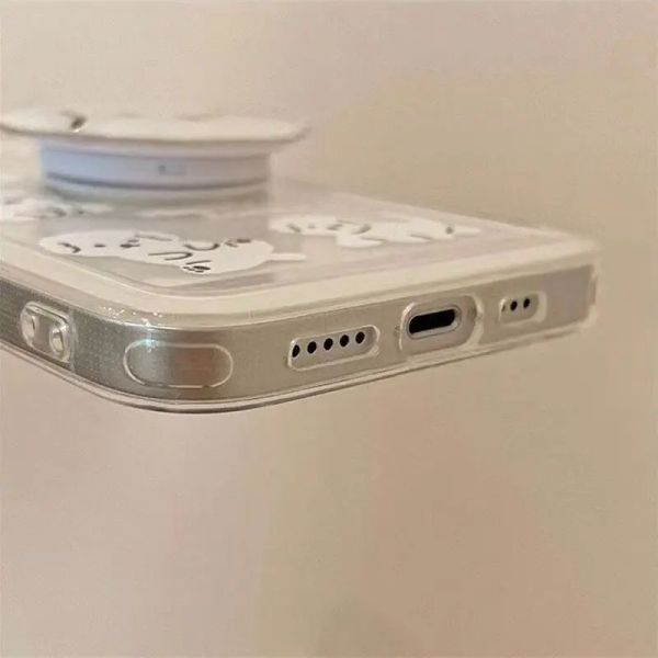 Für Xiaomi 13 Pro 12 11 Lite 10T 11T 12T PoCO X4 GT X3 NFC X5 F3 M4 Pro M3 Netter Hundegreifer transparentes Telefongehäuse