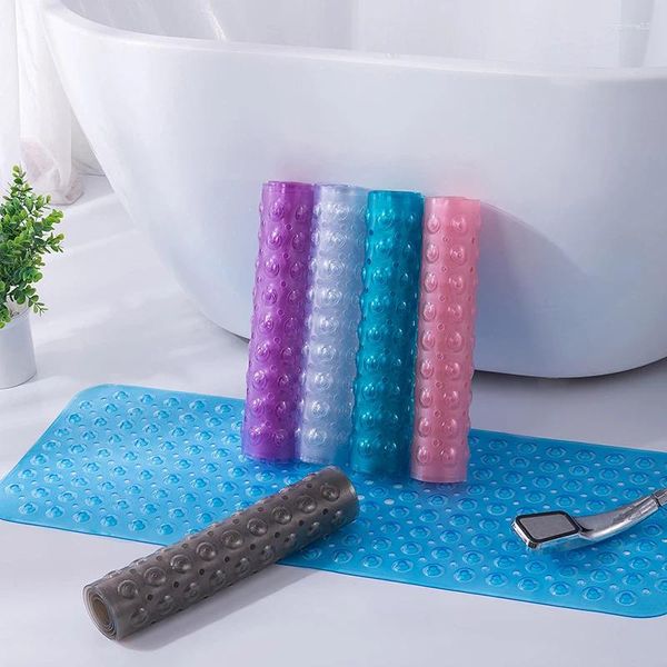 Badmatten Badezimmer Anti-Schlupf-Mat Massage Teppich PVC Dusche Hygiene Abstand Wasser Teppiche Toilettenraum Anti-Fall-Wohnkulturzubehör