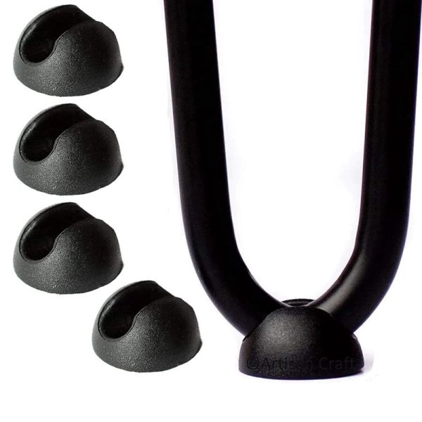 20 PCS Ponte de cabeceira protetor de pés de metal mesa de café Pés de perna para 10-12mm de gancho de gancho de cabelo Pernas Diy Furniture Supplies
