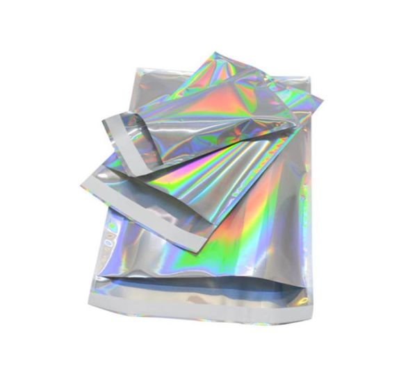 Лазерные почтовые пакеты с сумками Rainbow Self Presect Packages конверт для корпуса мобильного телефона Мобильные аксессуары рождественские подарок экспресс Storag4605953
