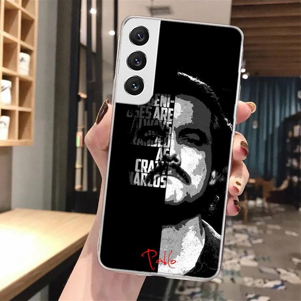 Narcos TV -Serie Pablo Escobar Soft Phone Hülle für Samsung Galaxy M12 M21 M30S M31 M32 Note 20 Ultra 10 Lite 9 8 J4 J6 Plus + M5