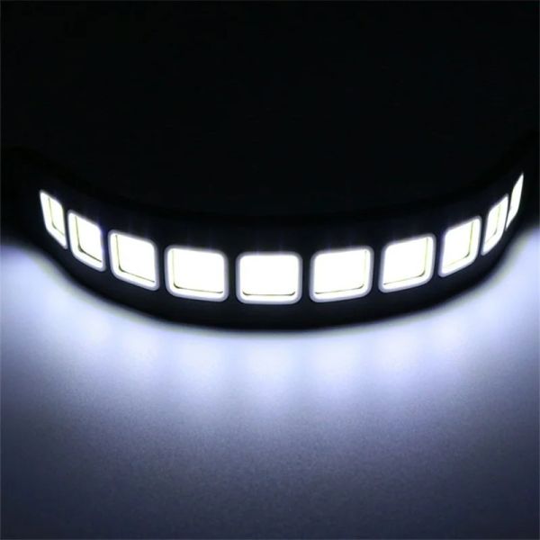 10 LED LUZ DIA DIA DIA LUZES DE RUNCIMENTAÇÃO FLEXÍVEL DE LIVRA DE LIVRA AUXULIANTE AUXILIAR ATENHO AUXURAÇÃO ACESSÓRIOS AUTONTAIS DE AUTO ANTERIOR 2PCS