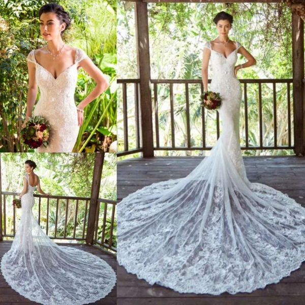 Kitty Chen 2024 Abiti da sposa Abiti da sposa a manica corta a manica corta.