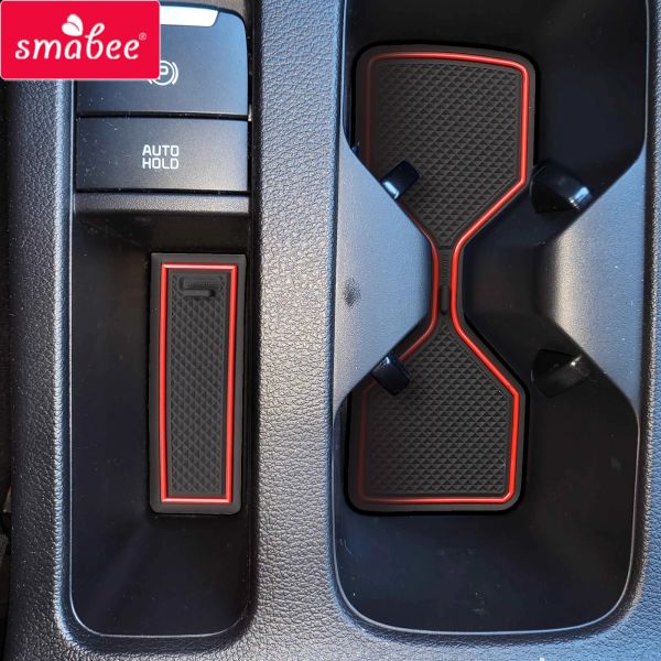 Smabee Anti-Slip Gate Slot Slot Mat для Kia K3 Forte Cerato 2021-2023 GT Не скольжение дверной панель