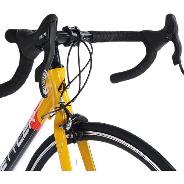 Roda de 700c 48/52cm Ligição de alumínio 16/20 VELOCIDADE VELOCIDADE V ROAD DE FREIO VARIÁVEL VARIÁVEL VARIABILIDADE UNISSISEX Racing Bike Bent Handle