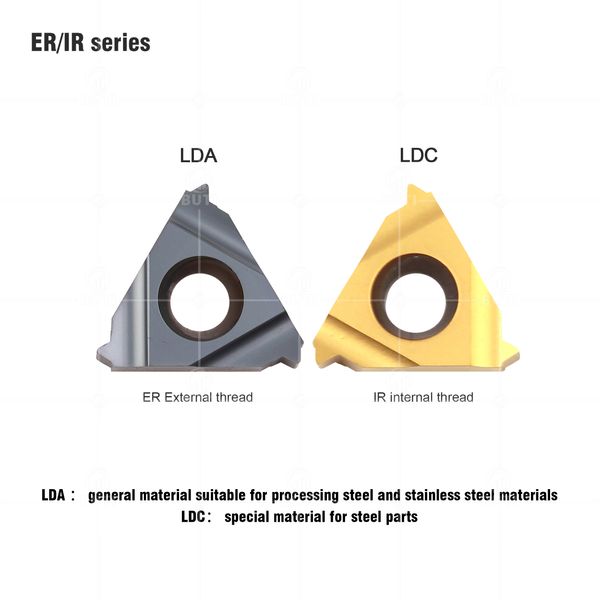 Deskar 100% originale 16er 16ir 8npt 11.5npt 14npt 18npt LDA LDC CNC threading threading Inserts Inserts Strumenti di rotazione di taglio parti