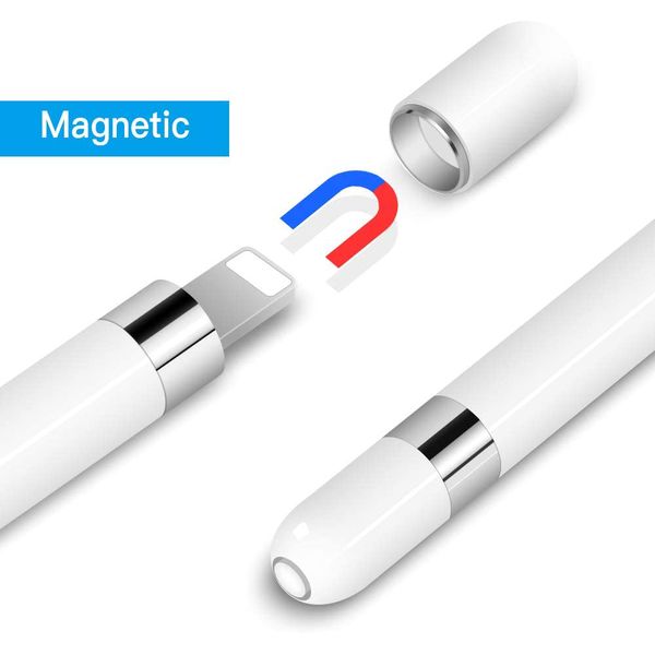 Оригинальная магнитная заменная крышка для Apple Pencil Pencil 1 -й Gen Caps для iPad Pro 9.7/10.5/12,9 дюйма стилуса аксессуаров