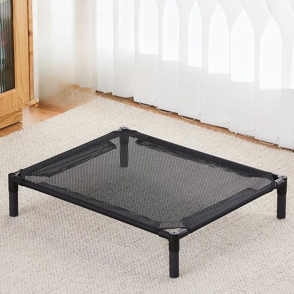 Cama elevada para cães dobráveis para acampamento de animais de estimação Casa de gato portátil removível lavável Four Seasons Dog Kennel Camas de cachorro 240411