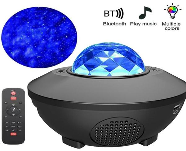 USB Star Night Light Effects Music Starry Water Wave Light