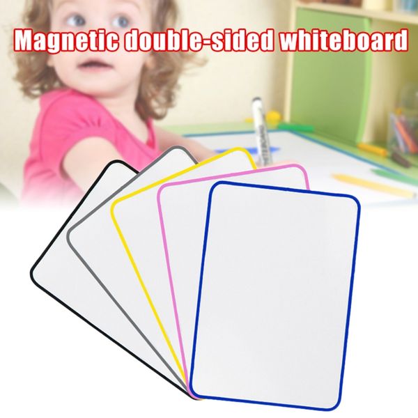 Schede a secco sul lato morbido per gli studenti insegnanti bambini lavagna a doppia lavagna magnetica per disegno