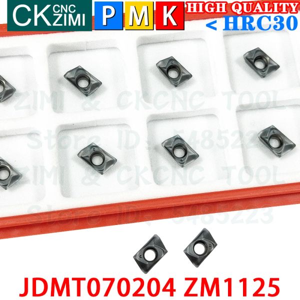 JDMT070204 ZM1125 JDMT 070204 ZM1125 Karbür Ekler Hızlı Yem Frezeleme Aletleri CNC Metal Dizinlenebilir ESE ASM07 Freze Araçları