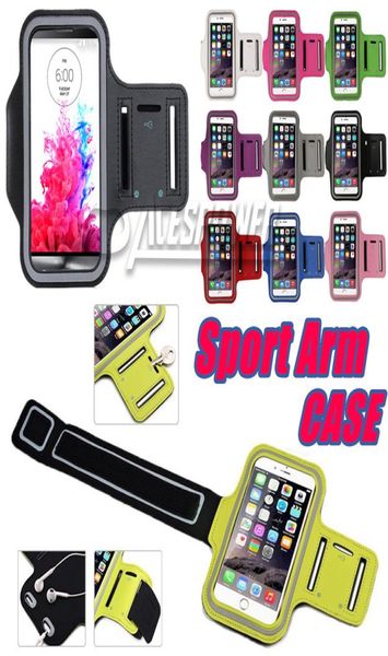 Casos para iPhone 11 Pro Max Sports Bravend de braçadeira esportiva Running Bag Trepher Pounch Case de telefone Galaxy Note 10 Plus ARM9589718