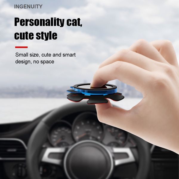 Magnetic Car Telenting Wheel Smartphone Mobile Stand Stand Support Support Cell in Car GPS para iPhone 14 13 Max Xiaomi Mi9