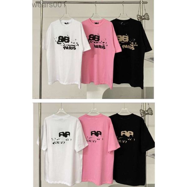 668 Sommer Womens T-Shirt Designer Casual mit Double B Letter Print Kurzarm Top Sales Luxus Womens Hip Hop Kleidung QSRs
