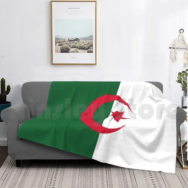 Decke Decke Algerien Flaggen Bettdecke Cover 2660 Algerian Sport Sports Team Men MEN WOMENS