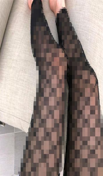 Sexy preto bordado bordado tights fishnet malha alta elástica moda leggings de melhor grau festeja de luxo meias de luxo 6550215