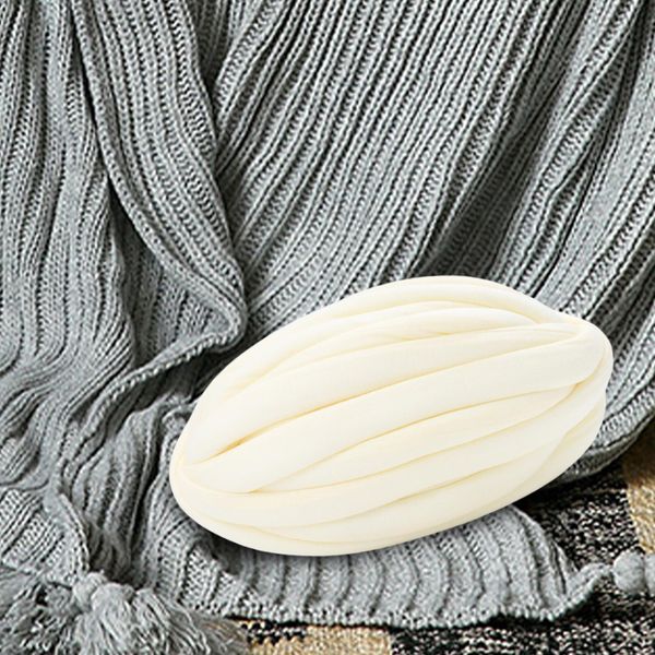Fios grossos de fios lavajustáveis fios de lã gigante macia para fazer crochê de arame de travesseiro de cobertor Felting tecelagem de acessórios