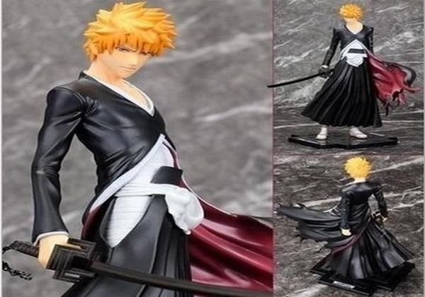 Alta qualidadenime Gem Bleach Kurosaki Ichigo Death 20cm PVC Ação Figura Hand Do Toys Toys New1213127