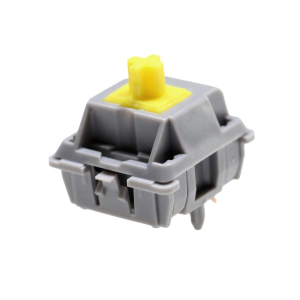 Tastaturen Durock Pom T1 Sonnenblumen Tastet Keyboard Switch Prelube 67G Mechanische Schlüsselschalter einzigartiger Tastenschalter 5 Pin Gelbgrau 5Pin