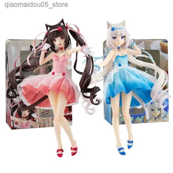 Eylem oyuncak figürleri dönüşüm oyuncak robotları 18cm nekopara anime karakter pop-up geçit töreni neko çalışıyor seksi kız pvc aksiyon koleksiyon modeli oyuncak çocuk hediyesi