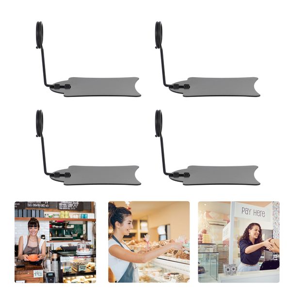 3 PCs Preisschild -Clip -Etikett Display Halter Lebensmittelregal Werbung Anzeige Clip Metal Food Sign Halter Tabelle