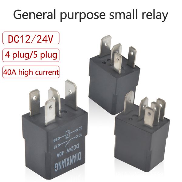 1pc Automotive Relay 40a 12 В/24 В 4/5 штифта.