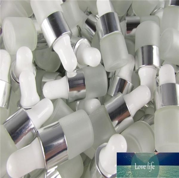 100pcslot 1ml 2ml 3ml 5ml temiz buzlu cam damla şişe kavanozları kozmetik parfüm için pipet ile flakonlar 9917750