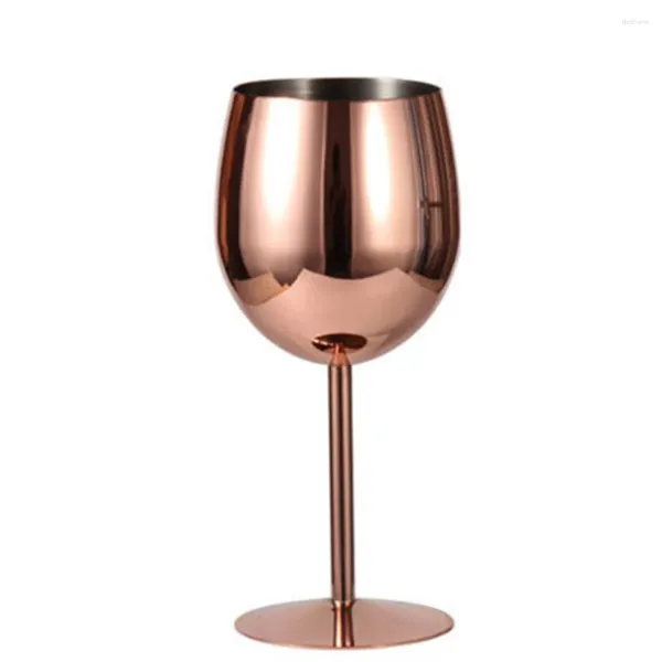 Tazze 10pcs 304 in acciaio inossidabile inossidabile vino rosso vino tazza di champagne bar 350ml