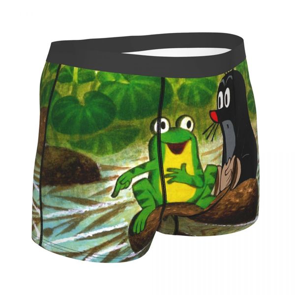 A pequena toupeira krtek usa calcinha de respiração calcinha masculina cueca sexy shorts boxer boxer